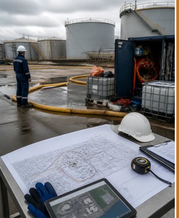 Разработка плана ликвидации разливов нефти в Ярцеве